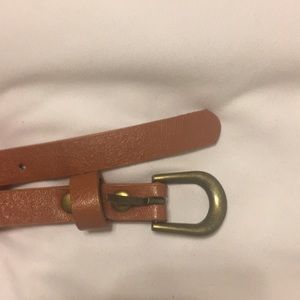 Thin Tan Belt